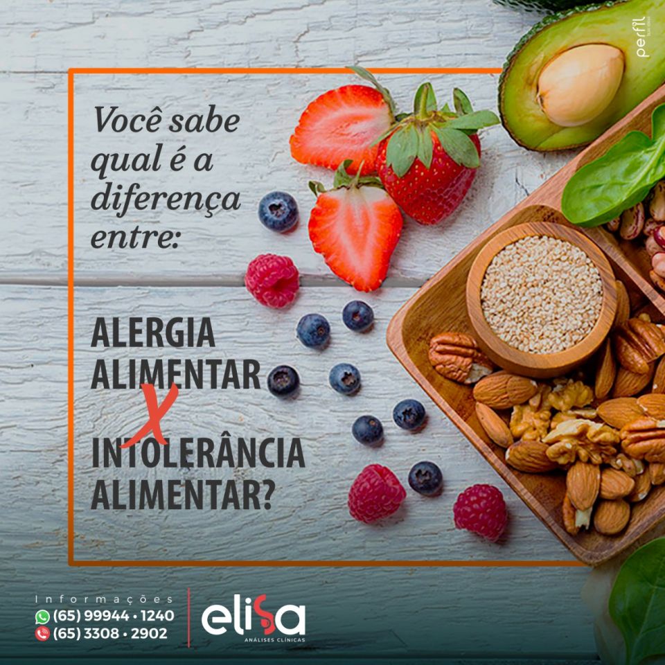 Elisa Análises Clínicas Blog Você sabe qual é a diferença entre intolerância alimentar e